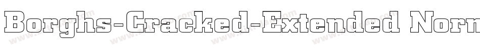 Borghs-Cracked-Extended Normal字体转换